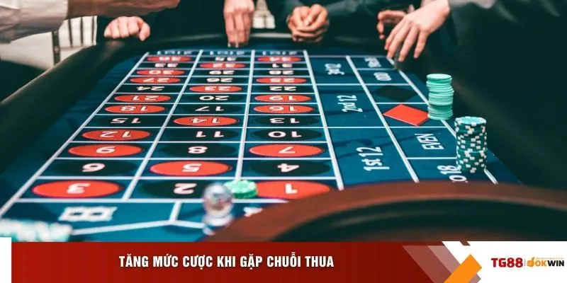 Tăng mức cược khi gặp chuỗi thua